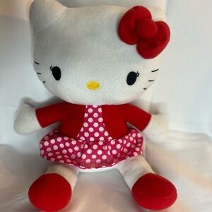 🤑SOLD🤑 Sanrio Hello Kitty Plush Toy - Red and White